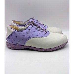 Parasol VIntage Women's Golf Shoes Purple & White Size 6